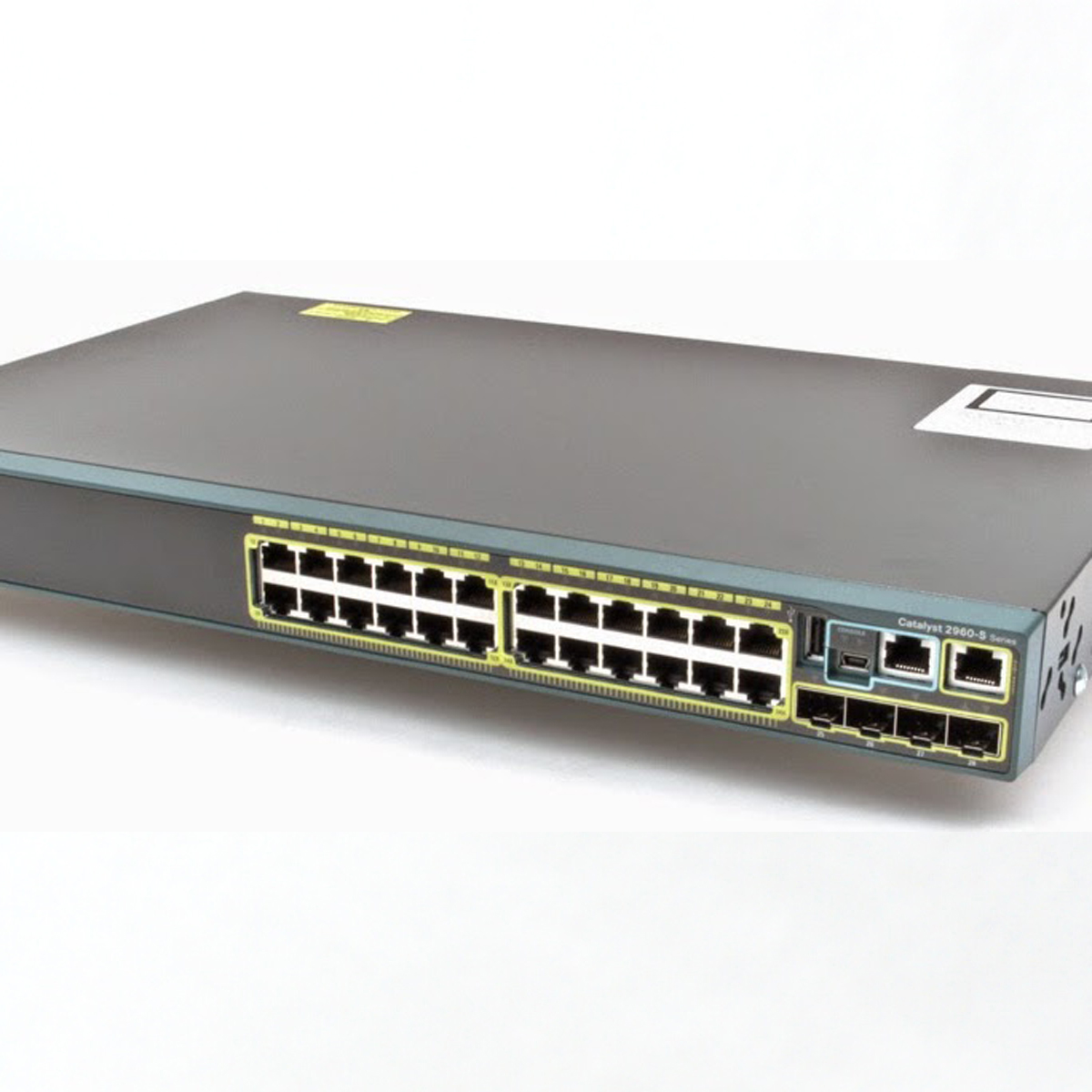 سوئیچ شبکه 24 پورت + 4 پورت SFP سیسکو مدل WS-C2960S-24TS-L-3